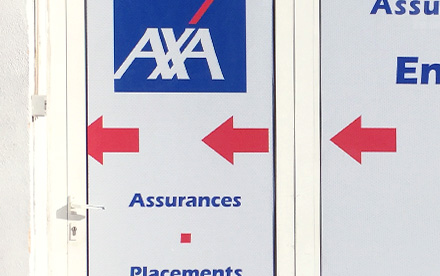 Vitrine Agence AXA Aubagne